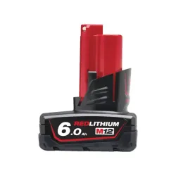 Akumulator M12, Li-ion 12 V, 6.0 Ah, Milwaukee, M12 B6