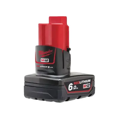 Akumulator M12, Li-ion 12 V, 6.0 Ah, Milwaukee, M12 B6