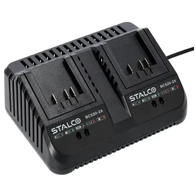 Podwójna Ładowarka 4A 105W BCS20-2X 20V S-Volt Stalco