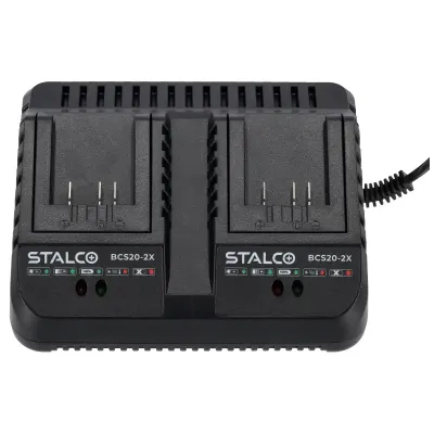 Podwójna Ładowarka 4A 105W BCS20-2X 20V S-Volt Stalco