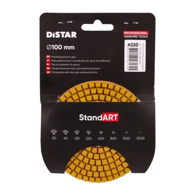 Tarcza polerska 100x3x15 220 DISTAR