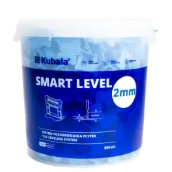 SMART LEVEL Klipsy 2.0mm 800 szt. + wiadro 20 l gratis