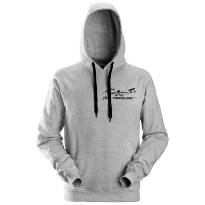 Bluza Snickers z haftem logo Grupy Prace Wykończeniowe kolor szary (małe pierś)