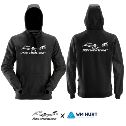 Bluza Snickers z haftem logo Grupy Prace Wykończeniowe kolor czarny (duże pierś + plecy)