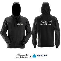 Bluza Snickers z haftem logo Grupy Prace Wykończeniowe kolor czarny (małe pierś + plecy)