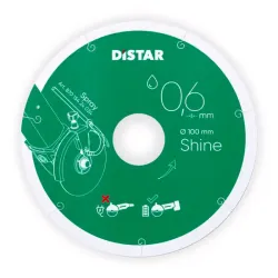 Diamentowa tarcza tnąca Distar 1A1R 101,6x0,6x22,23 Shine