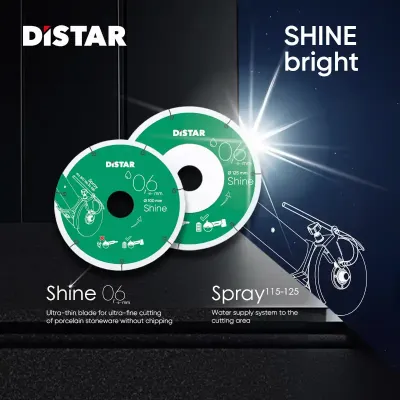 Diamentowa tarcza tnąca Distar 1A1R 101,6x0,6x22,23 Shine