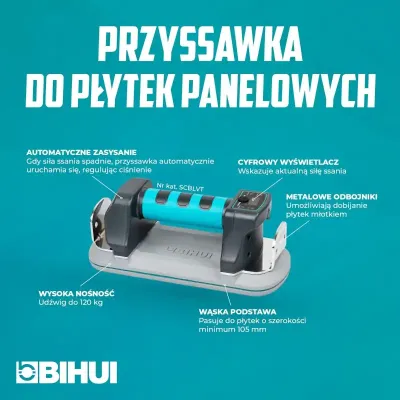 Przyssawka automatyczna BPTT do płytek panelowych Bihui