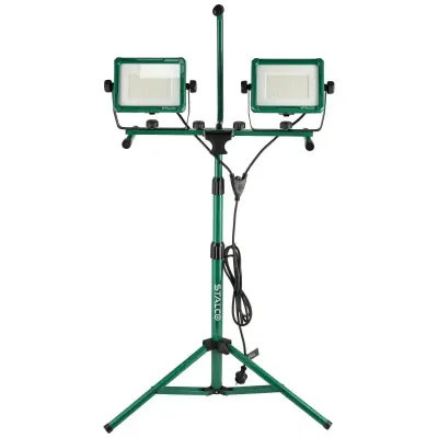 Reflektor Budowlany Stalco 2x100W FL S-97814