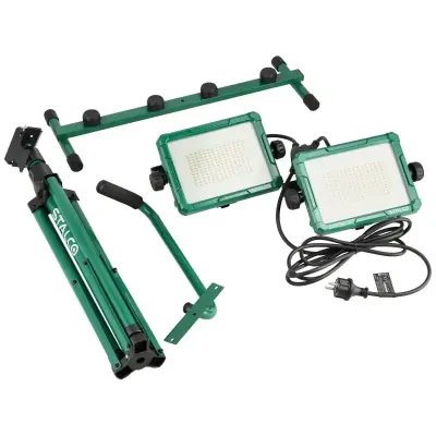 Reflektor Budowlany Stalco 2x100W FL S-97814
