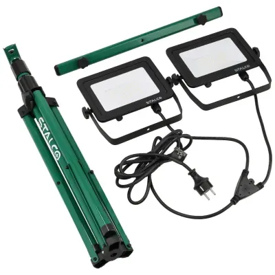 Reflektor Budowlany Stalco 2x50W FL S-97812