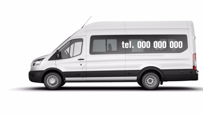 Naklejka nr telefonu