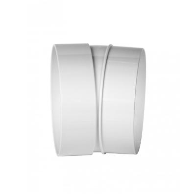 AW Kolano kanału okrąłego (fi100) 15 stopni (KO100-23/15)