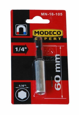 Modeco uchwyt do bitów magnetyczny 60mm alu. MN-16-105