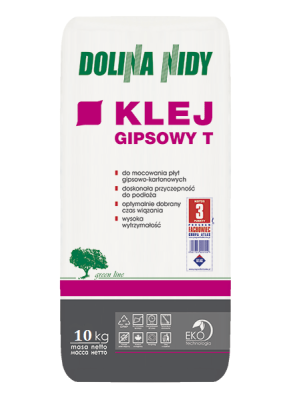 Klej gipsowy T 10kg DOLINA NIDY
