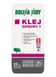 Klej gipsowy T 25kg DOLINA NIDY