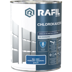 Emalia chlorokauczukowa - niebieski sygnałowy połysk 0,9l