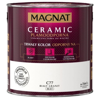 MAGNAT CERAMIC biały granit (C77) 2,5l