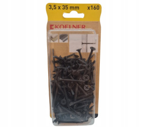 Wkręty samowiercące do gk regipsu 3,5x35mm 160szt