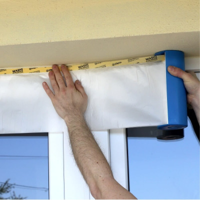 Masker - Taśma Washi z Folią Malarską 110cm x 23m