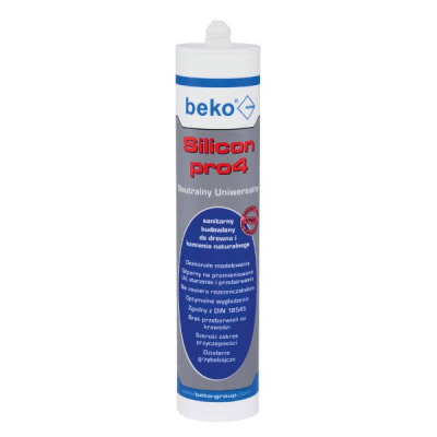 BEKO Silikon pro4 Universalny BEZBARWNY 310ml