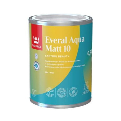 Tikkurila Everal Aqua Matt [10] 0,9L (baza A)