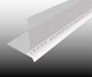 Profil okapnikowy Okapnik PCV z siatką i taśmą 250cm 2,5m