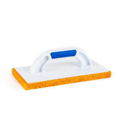 Paca z tworzywa z gąbką gumową do zacierania tynków na mokro uchwyt 2K typu soft 140x280mm KUBALA 0386