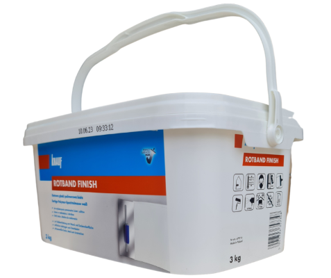 Knauf Rotband Finish 3kg Gotowa gładź polimerowa o podwyższonej przyczepności
