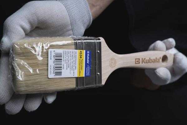 Pędzel płaski profesjonalny uchwyt bukowy 60 mm (4534) KUBALA