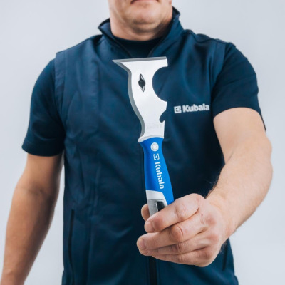 Szpachla nierdzewna wielofunkcyjna, uchwyt 3k typu soft, MASTER LINE 75mm (0661) KUBALA