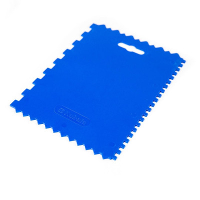 Szpachla uniwersalna z zębem z tworzywa 175x130 mm (0706) KUBALA