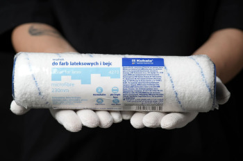 Wałek do farb lateksowych i bejc 23cm MIKROFIBRA 9 mm (4273) KUBALA