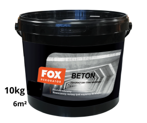 FOX Beton dekoracyjny tynk wapienny 10kg wiadro