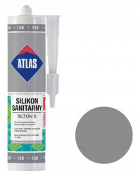 ATLAS silikon srebrny (136) 280ml