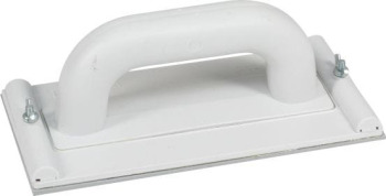 Paca z tworzywa szlifierska do wygładzania powierzchni gipsowych, mocowanie na śrub. motyl. 105x210 mm (0326) KUBALA