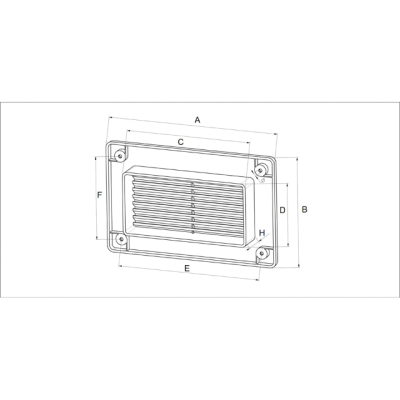 AW Osłona kanału płaskiego (55x110) (KP55-30)