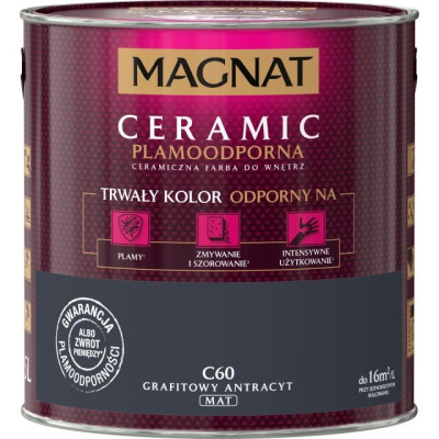 MAGNAT CERAMIC grafitowy antracyt (C60) 2,5l