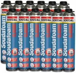 12 x SOUDAL PIANKA PISTOLETOWA SOUDAFOAM 750 ML CLASSIC