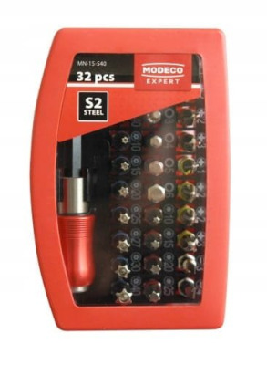 MODECO Komplet grotów wkrętarskich (32 el.)