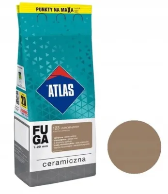 ATLAS FUGA CERAMICZNA JASNOBRĄZOWY (123) 2KG