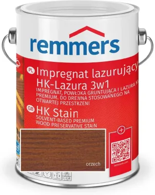REMMERS HK LASUR nussbaum/orzech 0,75l do drewna