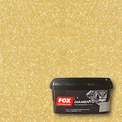 FOX FARBA DEKORACYJNA DIAMENTO GOLD 1L