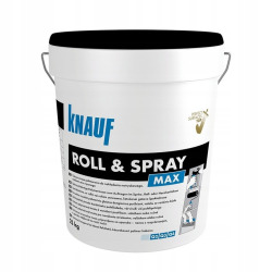 Knauf Roll&Spray Max gładź szpachlowa gotowa 20 kg