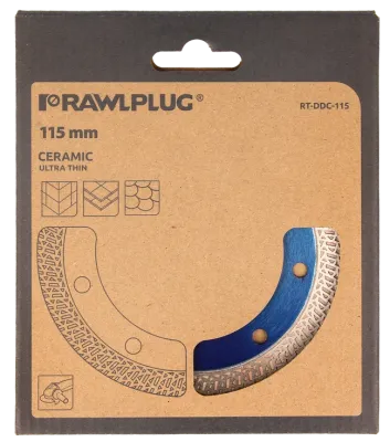 RAWLPLUG TARCZA DIAMENTOWA CIĄGŁA 115X22,23MM RT-DDC-115