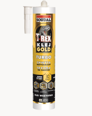 SOUDAL T-REX GOLD TURBO WHITE 290 ML