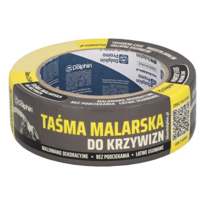 BLUE TAŚMA MALARSKA DO KRZYWIZN 36MMX27,43M