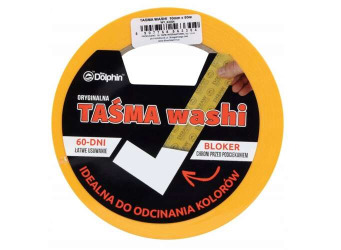 DOLPHIN TAŚMA WASHI TAPE ORYGINAL 10mm x 50m