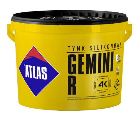 ATLAS TYNK SILIKONOWY GEMINI R BAZA SZARA 25KG