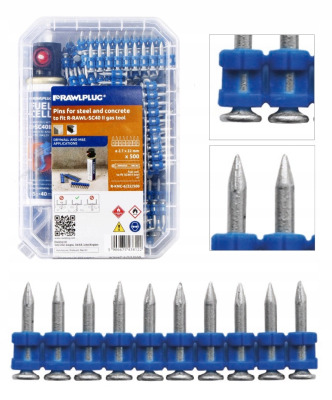 RAWLPLUG GWOŹDZIE 17MM (500SZT)